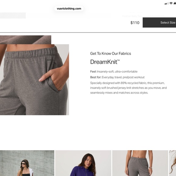 Vuori Women’s Performance Joggers - Picture 4 of 7